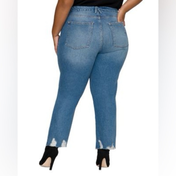 Good American Good Vintage Jagged Hem Jeans - Picture 2 of 16